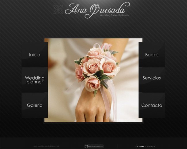 Diseño web Marbella. Wedding planner.
