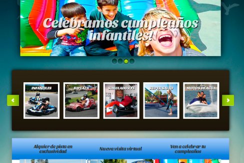 Diseño web Marbella. Parque de atracciones en Marbella