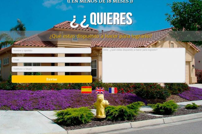 Marbella web design. Landing Page