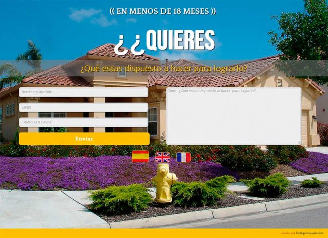 Diseño web Marbella. Landing Page