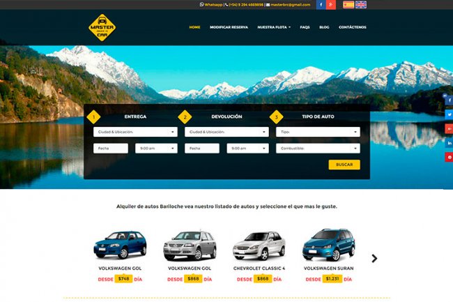 Sistema de reservas de vehículos