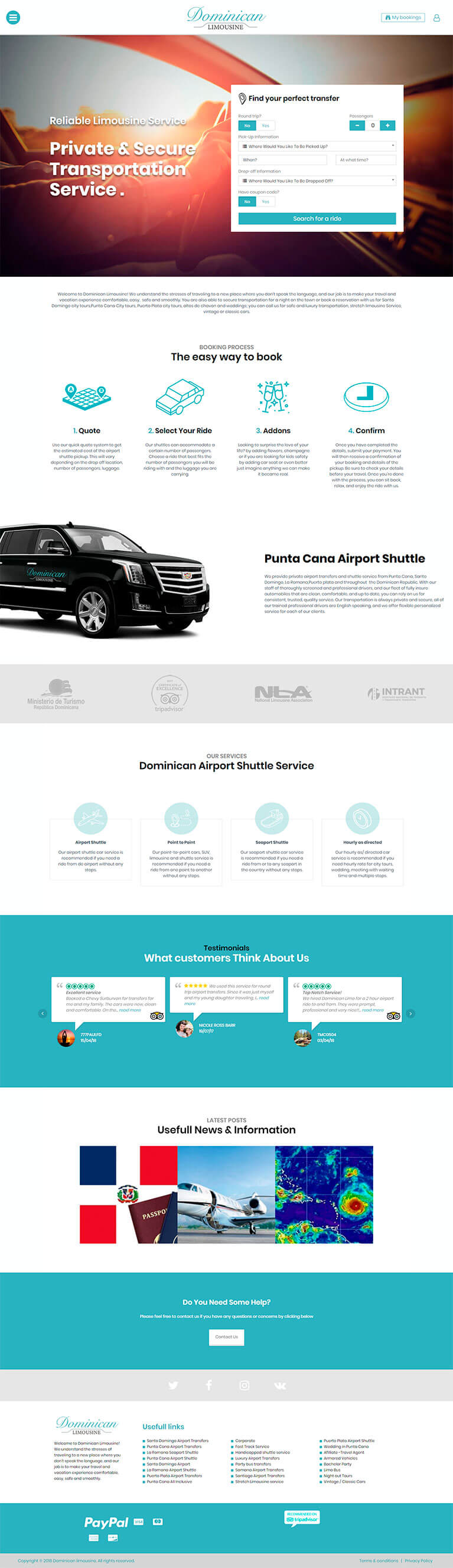 Sistema de Servicios de transporte